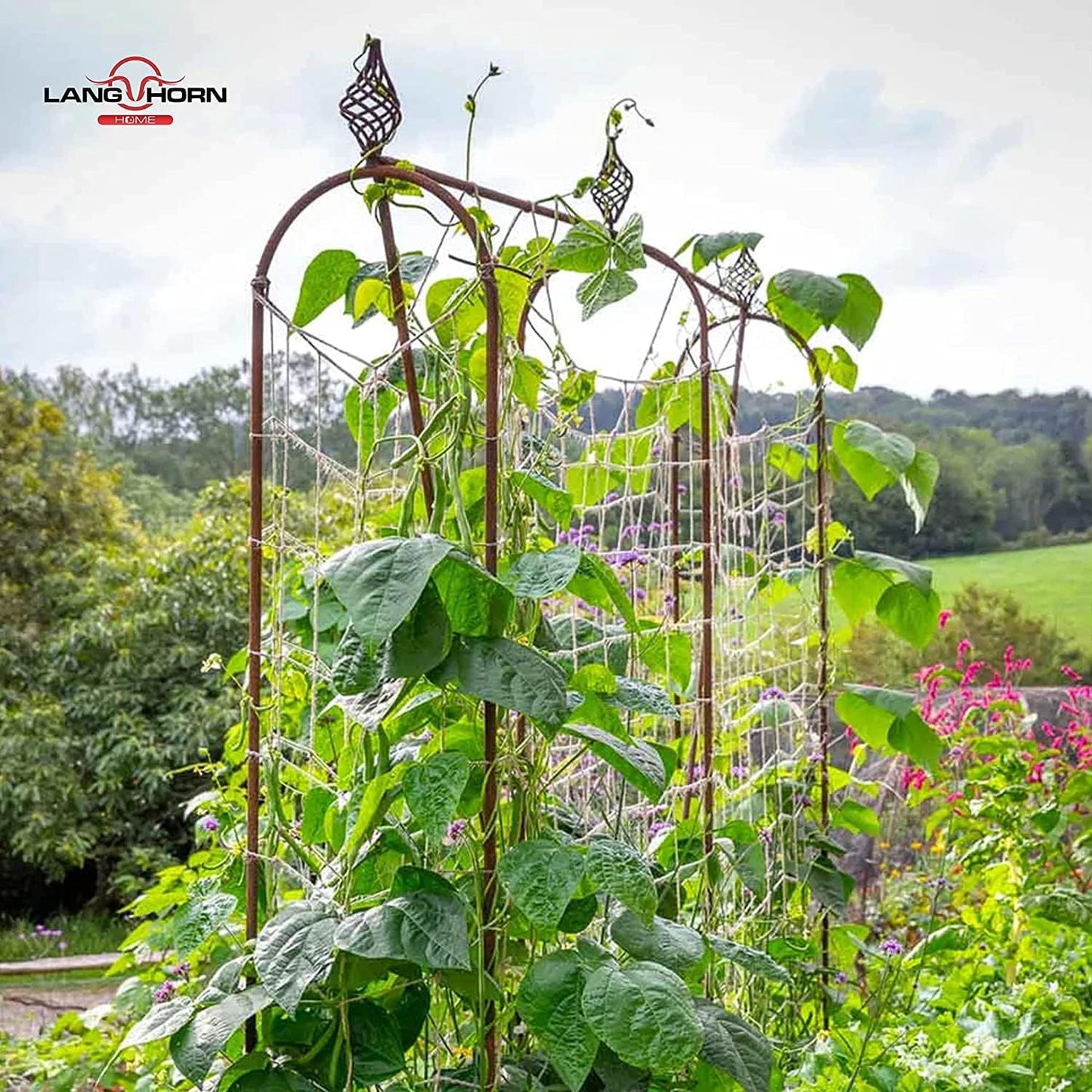 Handmade Jute Net | Plant Support Trellis | 100% Natural and Eco Friendly | 4 sizes