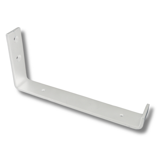 Heavy Duty Wall Metal Shelf Bracket | Up Style White 225mm x 100mm x 38mm | PACK OF 2