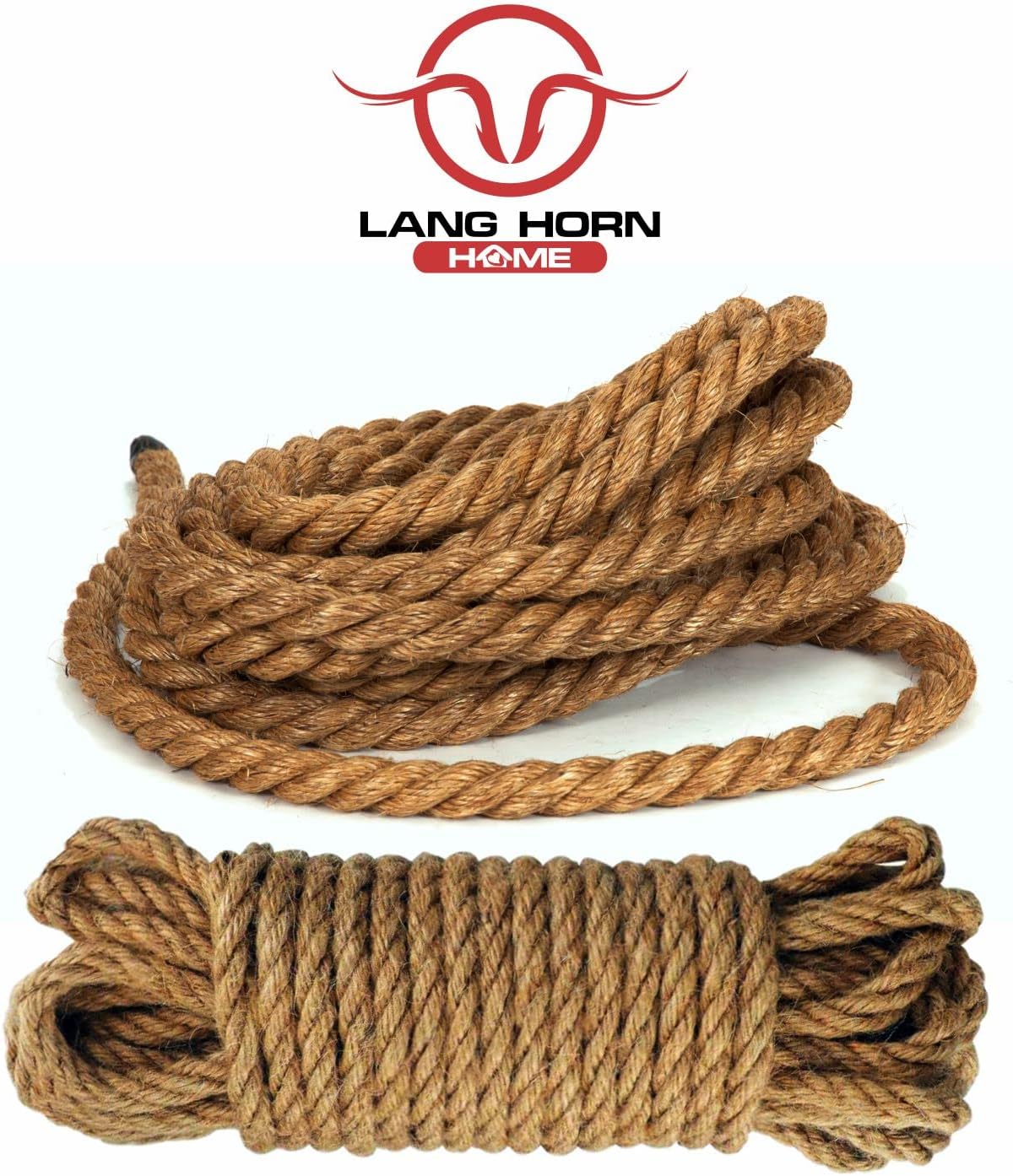 Natural Jute Rope | Twisted Jute Cord | Hessian String | 6mm, 8mm, 10mm, 12mm, 14mm, 16mm, 18mm, 20mm | 10m length