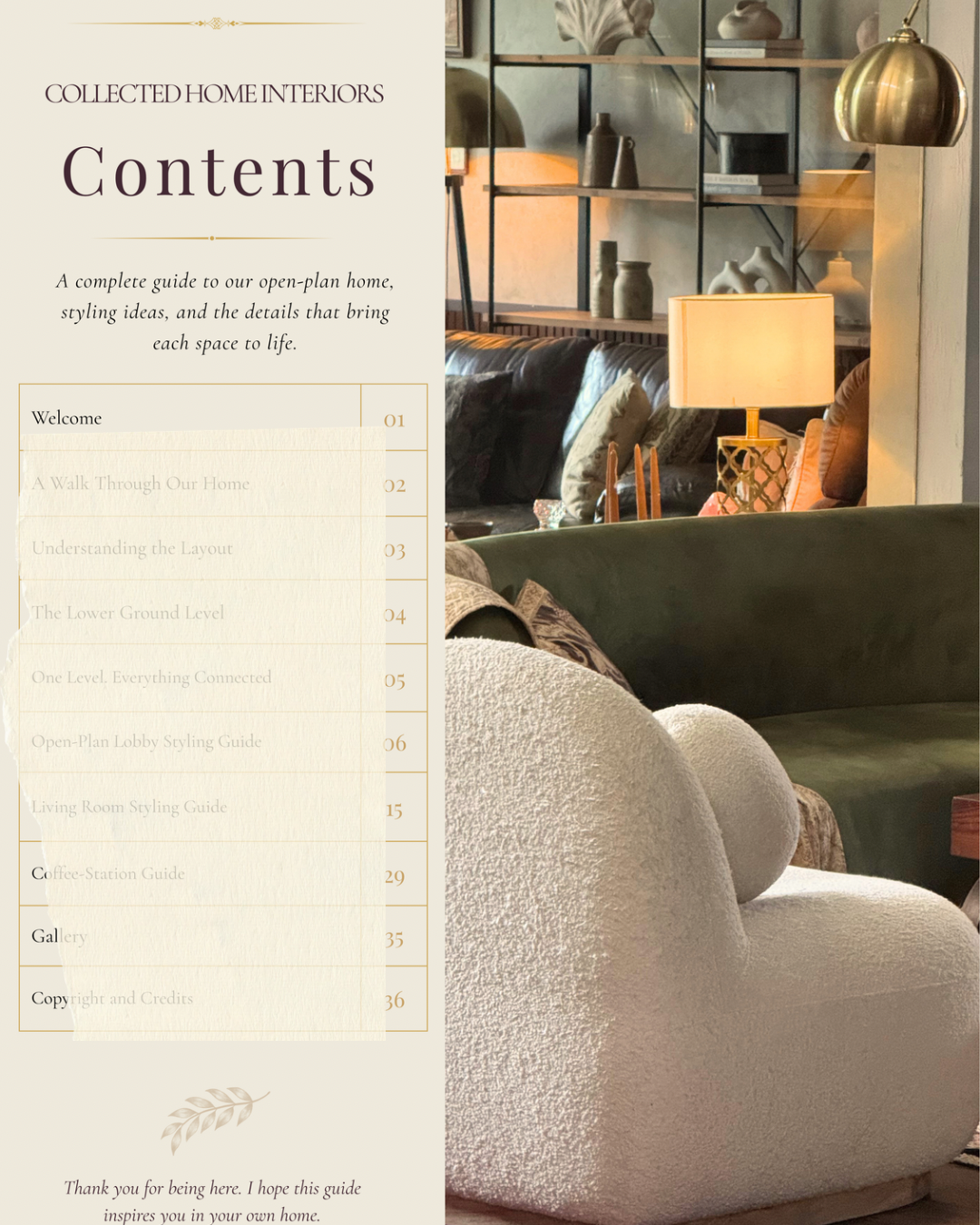 The Open-Plan Home Guide – Living Room & Lobby Edition (39-Page Digital PDF)